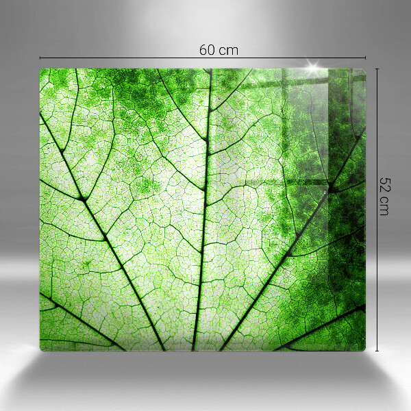 Sklo za varnou desku Dekorativní žilnatý list