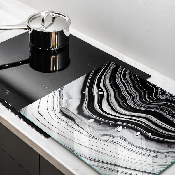 Sklo za varnou desku Inkoustová abstrakce