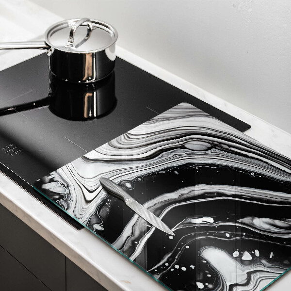 Sklo za varnou desku Inkoustová abstrakce