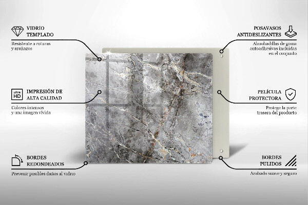 Sklo za varnou desku Textura kamene