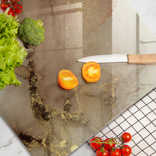 Sklo za varnou desku Zlatá abstrakce