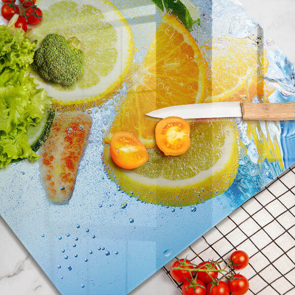 Sklo za varnou desku Šťavnatá citrusová voda