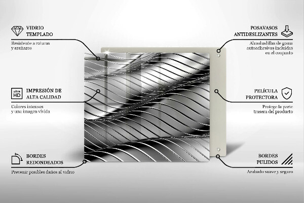 Sklo za varnou desku 3d kovová konstrukce