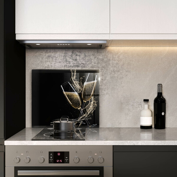 Sklo za varnou desku Sklenice šampaňského