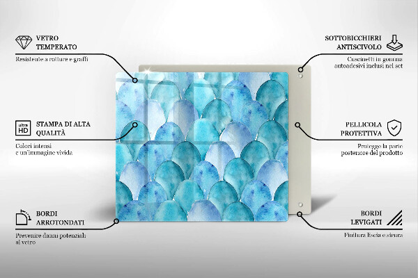 Sklo za varnou desku Akvarelové váhy