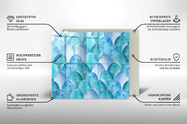 Sklo za varnou desku Akvarelové váhy