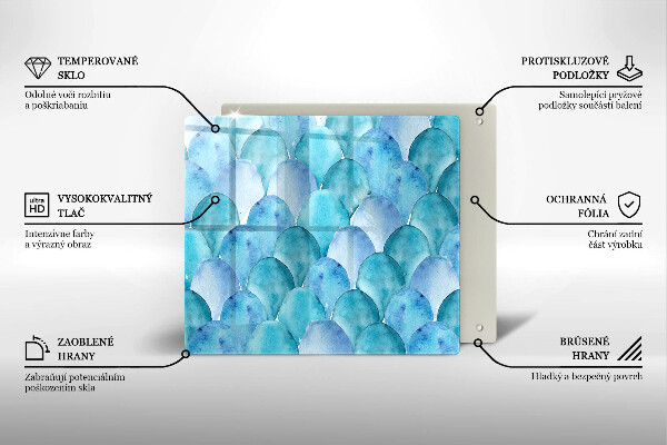 Sklo za varnou desku Akvarelové váhy