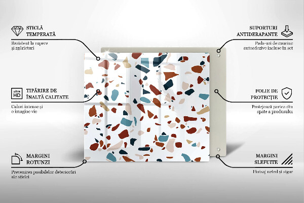 Sklo za varnou desku Dekorativní kámen