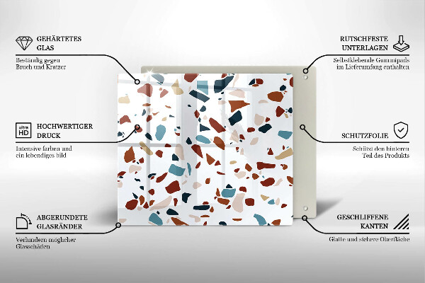 Sklo za varnou desku Dekorativní kámen