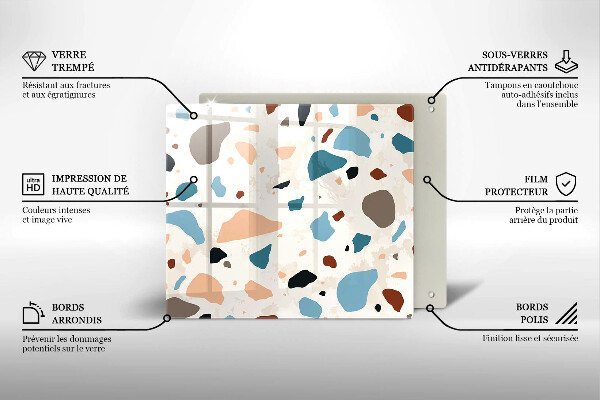 Sklo za varnou desku Dekorativní kamenina