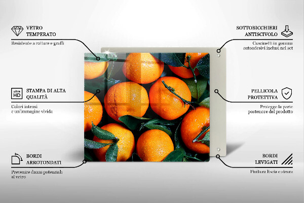 Sklo za varnou desku Pomeranč