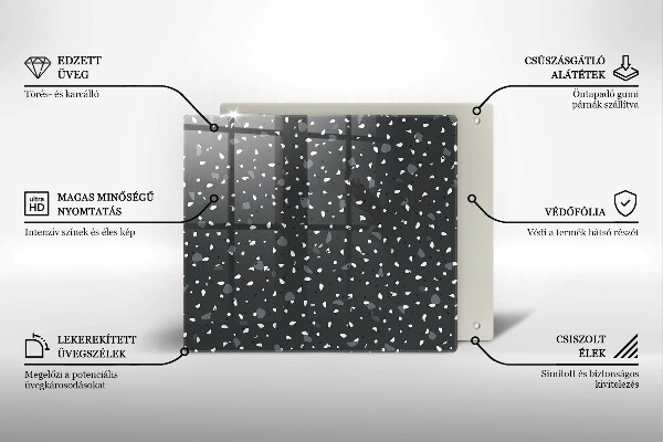 Sklo za varnou desku Dekorativní kámen