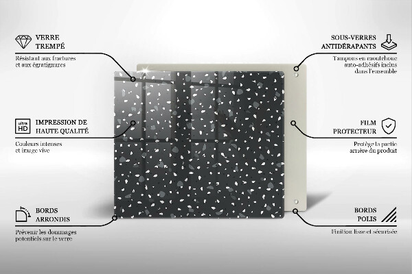 Sklo za varnou desku Dekorativní kámen