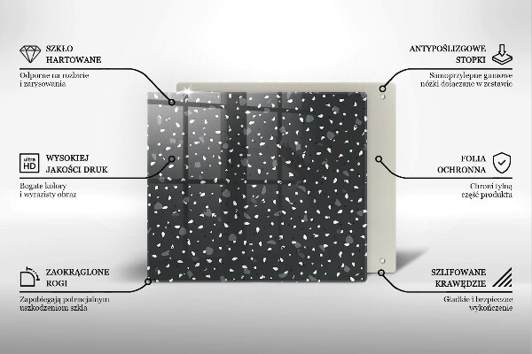 Sklo za varnou desku Dekorativní kámen