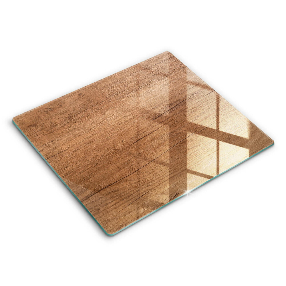 Sklo za varnou desku Textura dřeva