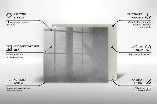 Sklo za varnou desku Betonová textura pozadí
