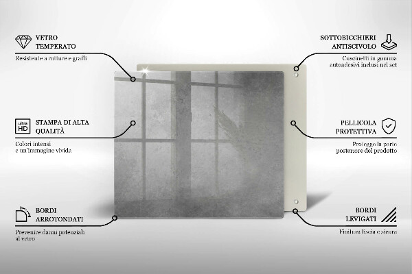 Sklo za varnou desku Betonová textura pozadí