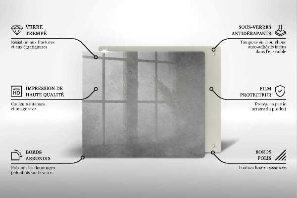 Sklo za varnou desku Betonová textura pozadí