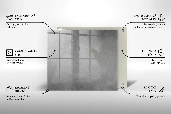 Sklo za varnou desku Betonová textura pozadí