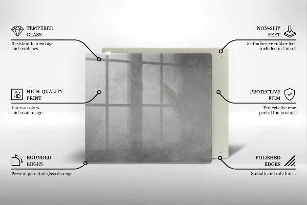 Sklo za varnou desku Betonová textura pozadí