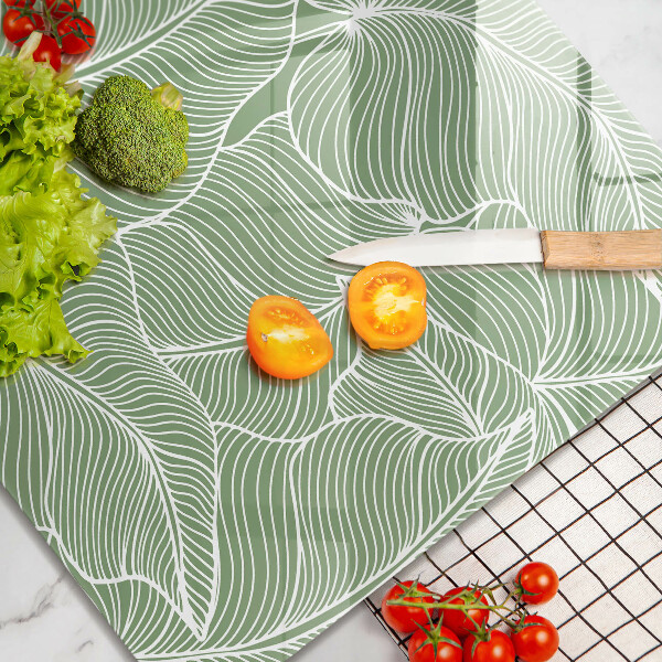 Sklo za varnou desku Lineární listy