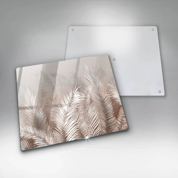 Sklo za varnou desku Boho vegetační listy