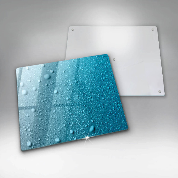 Sklo za varnou desku Kapky vody