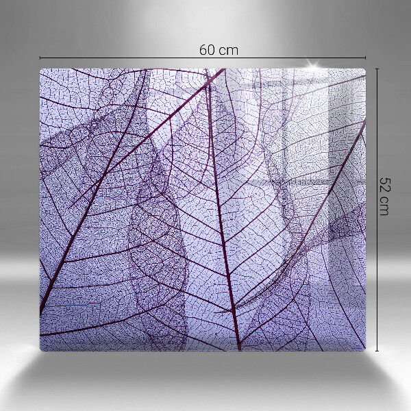 Sklo za varnou desku Listy s žilnatinou