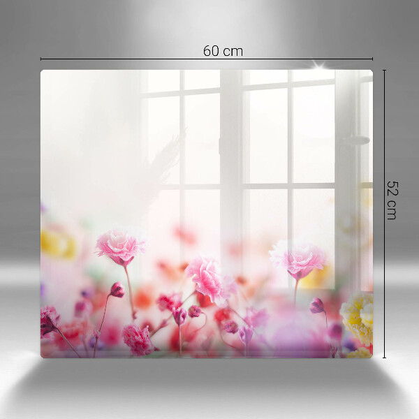 Sklo za varnou desku Květinová louka