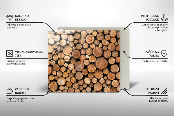 Sklo za varnou desku Kmeny stromů