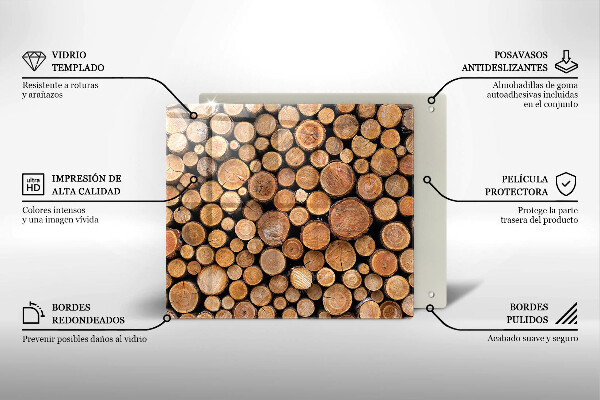 Sklo za varnou desku Kmeny stromů