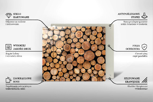 Sklo za varnou desku Kmeny stromů