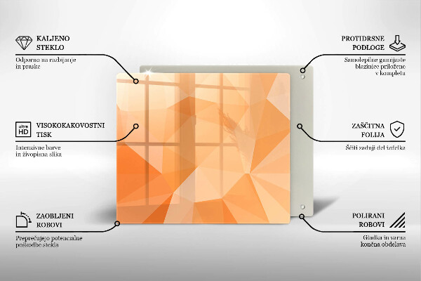 Sklo za varnou desku Geometrické pozadí