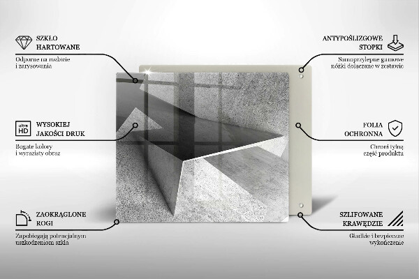 Sklo za varnou desku Konkrétní abstrakce