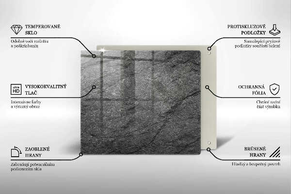 Sklo za varnou desku Textura kamene