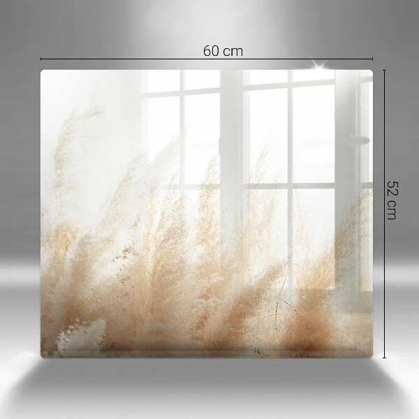 Sklo za varnou desku Pampová tráva