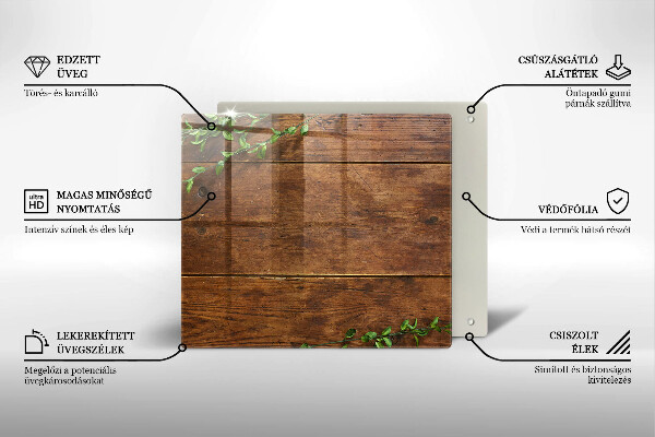 Sklo za varnou desku Dřevěné desky a listy