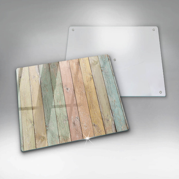 Sklo za varnou desku Barevné vintage desky