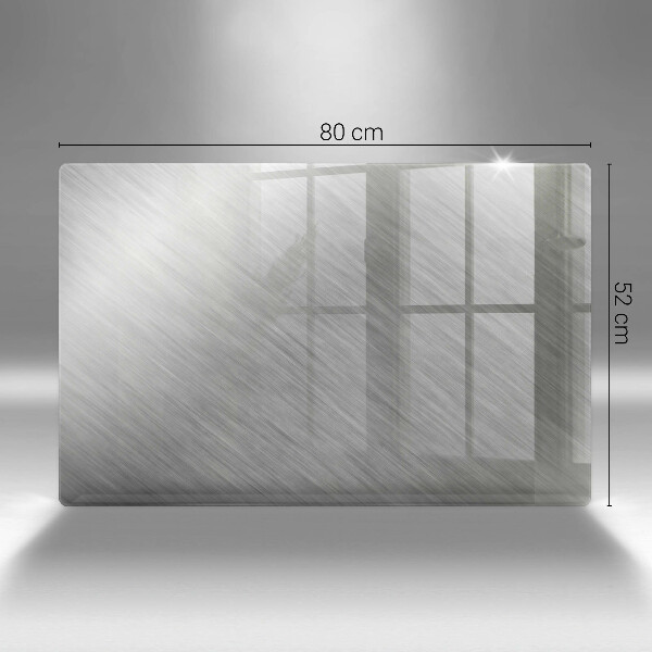 Skleněná deska za sporák Kovové textury pozadí