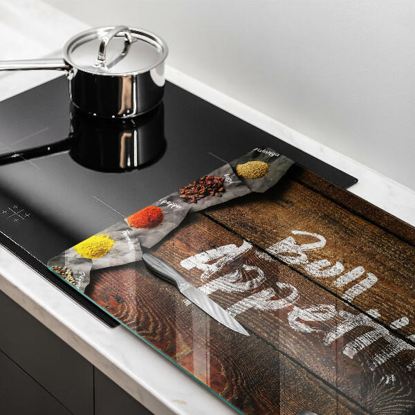 Skleněná deska za sporák Bon appetit