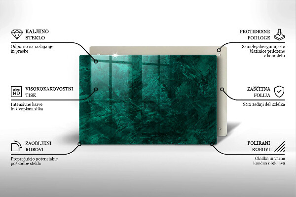 Skleněná deska za sporák Textura pozadí kamene