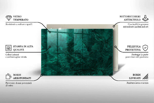 Skleněná deska za sporák Textura pozadí kamene