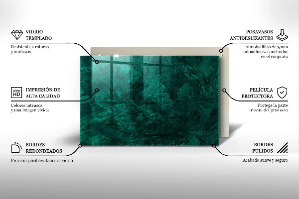 Skleněná deska za sporák Textura pozadí kamene