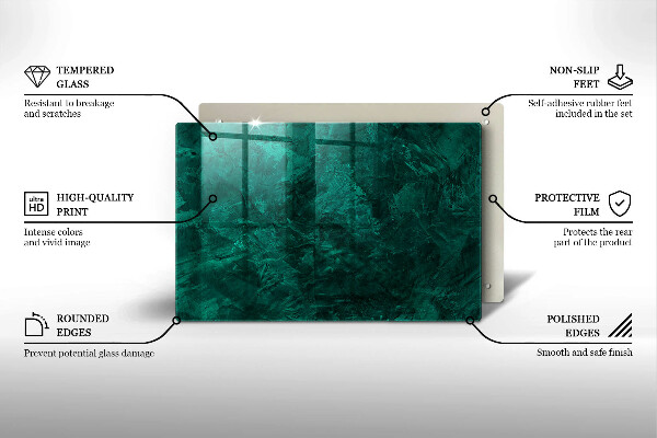 Skleněná deska za sporák Textura pozadí kamene