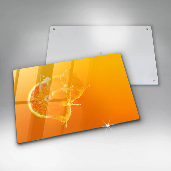 Skleněná deska za sporák Šťavnaté oranžové ovoce