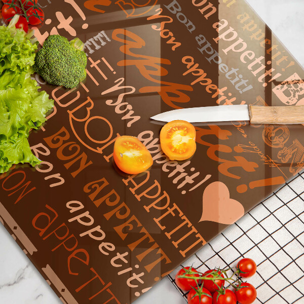 Skleněná deska za sporák Bon appetit