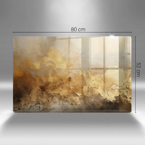 Skleněná deska za sporák Bohatá textura