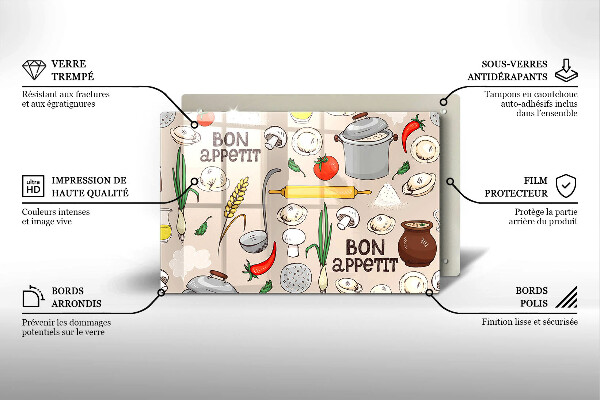 Skleněná deska za sporák Ilustrace kuchyně