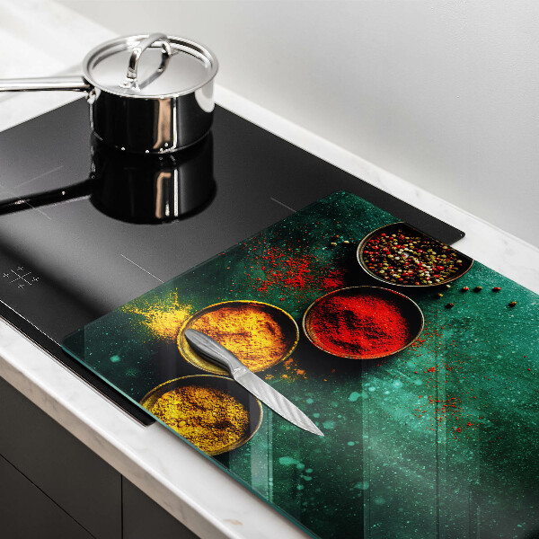 Skleněná deska za sporák Orientální koření