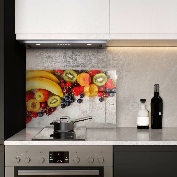 Skleněná deska za sporák Sváteční ovoce